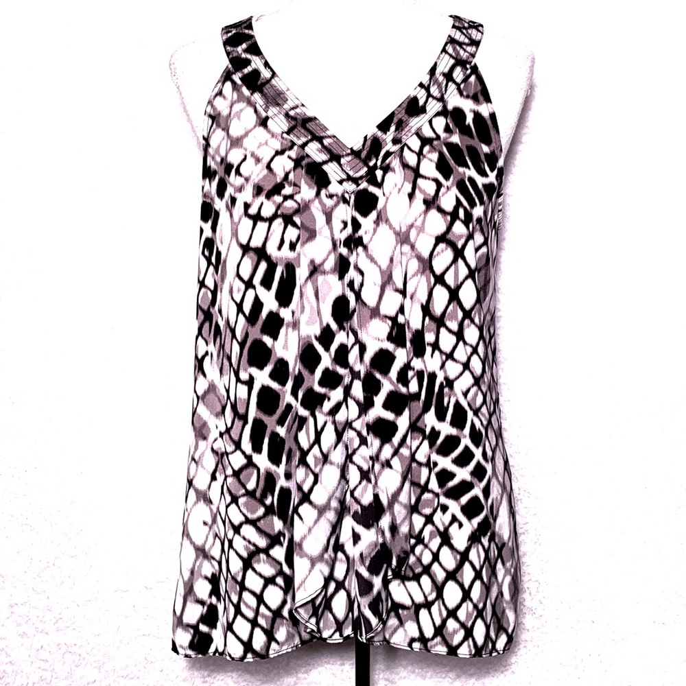 ❗️SOLD❗️Ann Taylor Silky Snake Print Blouse - Picture 1 of 8